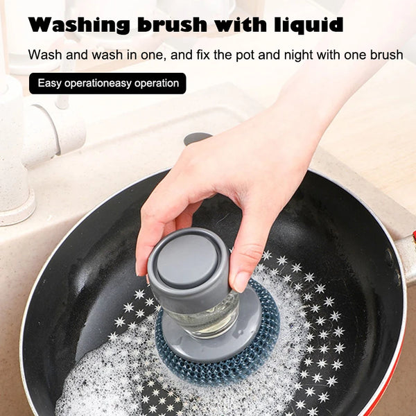 Automatic Liquid Filling Soap Brush