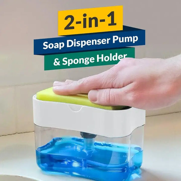 2 in 1 Soap Dispenser