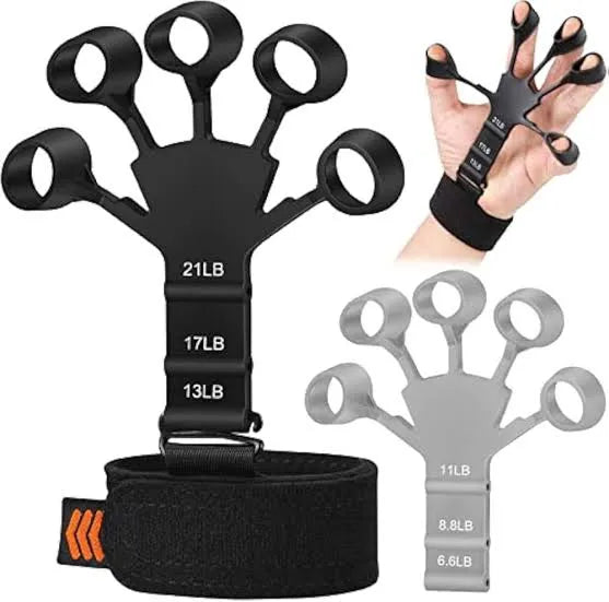 Finger Gripper Flex  Resistant Levels Hand Grip Strengthener