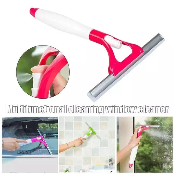 Glass Cleaning Wiper with Nozzle Spray (Buy 1 Get 1 FREE)