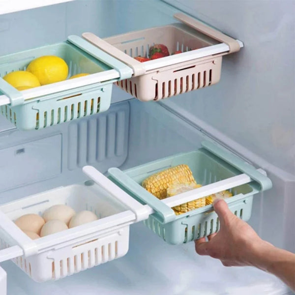 Adjustable Fridge Basket (Pack of 2)