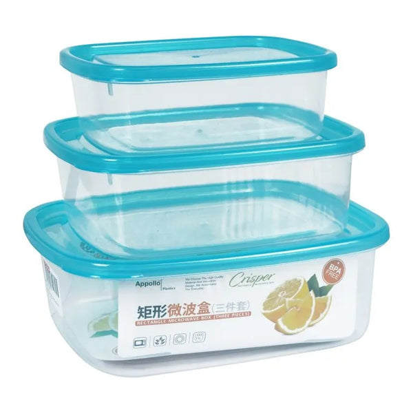 3 Pcs Crisper Food Container